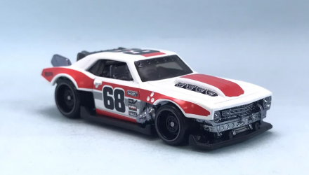 Машинка Базова Hot Wheels Custom '68 Camaro Modified 1:64 HTD30 White - Retromagaz, image 1