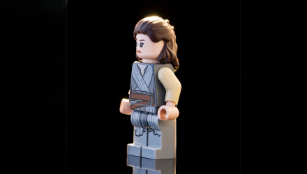 Фігурка Lego Джедай Rey Light Bluish Gray Tied Robe Star Wars sw0866 Б/У - Retromagaz, image 2