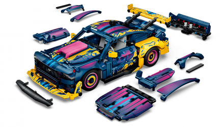 Конструктор Lego Тюнінг-Гараж з Автомобілем Ford Mustang GT Technic 42236 Новый - Retromagaz, image 7