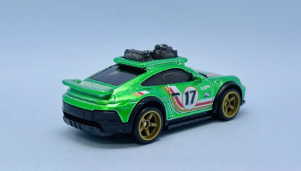 Машинка Базова Hot Wheels Porsche 911 Rallye Super Treasure Hunt STH Safari 1:64 JBC41 Green - Retromagaz, image 2