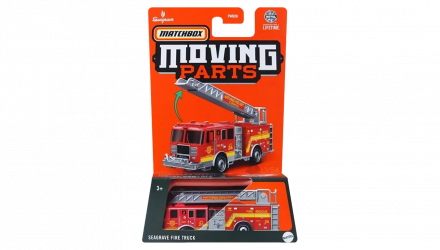 Тематическая Машинка Matchbox Seagrave Fire Truck Moving Parts 1:64 FWD28/HVM99 Red - Retromagaz, image 1