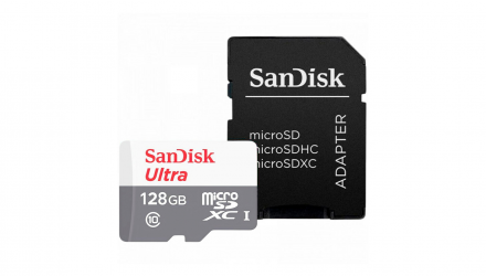 Карта Памяти SanDisk Ultra UHS-1 microSDXC + SD ADAPTER 128GB - Retromagaz, image 1