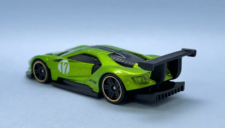 Машинка Базова Hot Wheels 2016 Ford GT Race Then and Now 1:64 HTC71 Green - Retromagaz, image 2