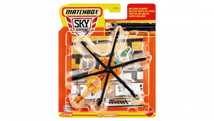 Тематическая Машинка Matchbox Air Grabber Sky Busters 1:64 HHT34/HVM53 Orange - Retromagaz, image 1