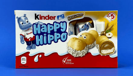 Набор Батончик Kinder Happy Hippo Haselnuss 5 Pieces 103g 10шт - Retromagaz, image 1