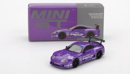 Машинка Premium MINI GT Toyota Supra (A80) GT-300 Top Secret 1:64 MGT01067-CH Purple - Retromagaz, image 4