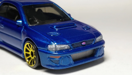 Машинка Базовая Hot Wheels '98 Subaru Impreza 22B STi-Version Turbo 1:64 GHB42 Blue - Retromagaz, image 5