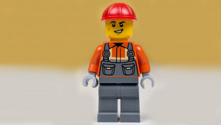 Конструктор Lego Construction Worker with Bulldozer City L0002221 cty1998 Новый - Retromagaz, image 3