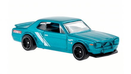 Машинка Базовая Hot Wheels Nissan Skyline H/T 2000GT-X J-Imports 1:64 HCV11 Green - Retromagaz, image 2