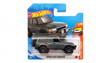 Машинка Базовая Hot Wheels Toyota Land Cruiser 80 Hot Trucks 1:64 GRX22 Grey - Retromagaz, image 1