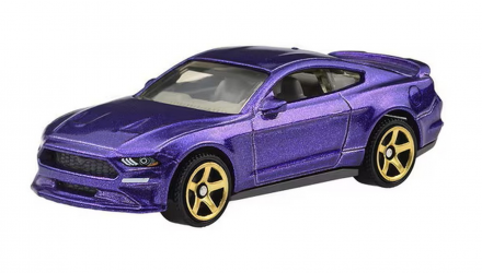 Тематическая Машинка Matchbox 2019 Ford Mustang Coupe European Streets 1:64 JCG63 Blue - Retromagaz, image 1