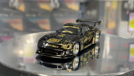 Машинка Premium MINI GT Mazda RX-7 LB-Super Silhouette FD Niles 1:64 Diecast Model Araba 1:64 MGT01101 Black - Retromagaz, image 1