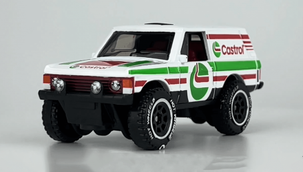 Тематична Машинка Hot Wheels Range Rover Classic Castrol Speed Graphics 1:64 HRT08 White - Retromagaz, image 1