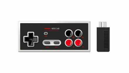 Геймпад Бездротовий 8BitDo NES Classic Mini N30 2.4Ghz Grey Новий - Retromagaz, image 2