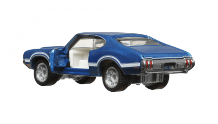 Машинка Premium Matchbox 1970 Oldsmobile 442 Collectors 1:64 HVW12 Blue - Retromagaz, image 4