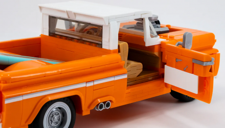 Конструктор Hot Wheels Brick Shop Elite Custom ’62 Chevy Pickup 858 деталей JFT20 Orange image_5 Конструктор Hot Wheels Brick Shop Elite Custom ’62 Chevy Pickup 858 деталей JFT20 Orange - Retromagaz, image 5