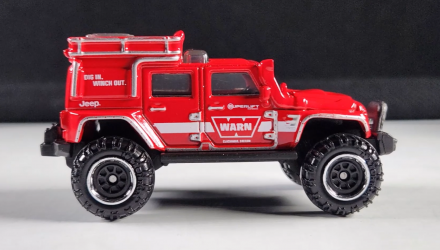 Машинка Большой Город Matchbox Jeep Wrangler Superlift Off-Road 1:64 HLD28 Red - Retromagaz, image 4