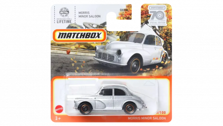 Машинка Большой Город Matchbox Morris Minor Saloon 70 Years Special Edition 1:64 HLC51 Silver - Retromagaz, image 1