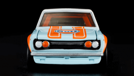 Машинка Premium Hot Wheels Datsun 510 Gulf Red Line Club RLC 1:64 HGW17 Blue - Retromagaz, image 3