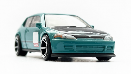 Тематическая Машинка Hot Wheels '92 Honda Civic EG Honda 1:64 HDH20 Turquoise - Retromagaz, image 5