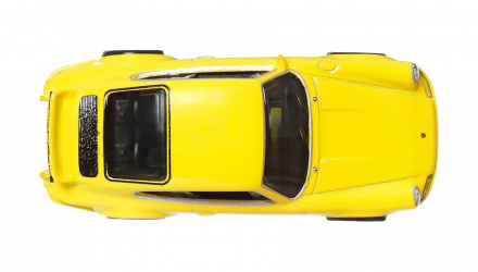 Машинка Premium Hot Wheels Porsche 911 Carrera RS 2.7 Hammer Drop 1:64 HRW07 Yellow - Retromagaz, image 5