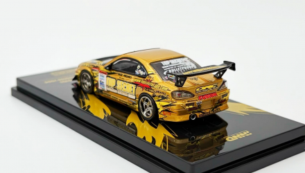 Машинка Premium INNO64 TOP SECRET Silvia (S15) Gold D1 Grand Prix Series Champion 2004 1:64 IN64-S15TS-D104 Gold - Retromagaz, image 2