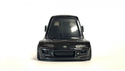 Машинка Базова Hot Wheels ’94 Toyota Supra Super Treasure Hunt STH Tooned 1:64 JJM25 Black - Retromagaz, image 3