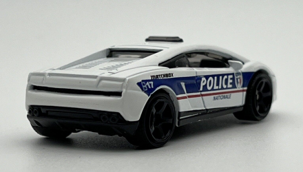 Тематична Машинка Matchbox Lamborghini Gallardo Police France 1:64 HBL08 White - Retromagaz, image 3