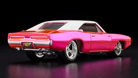 Машинка Premium Hot Wheels 1969 Dodge Charger R/T Red Line Club RLC 1:64 JCP32 Pink - Retromagaz, image 2