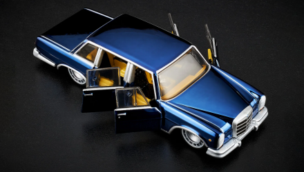 Машинка Premium Hot Wheels Mercedes-Benz 600 Red Line Club RLC 1:64 HWF12 Blue - Retromagaz, image 7