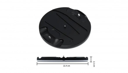 Зарядное Устройство Проводной RMC PlayStation 5 Slim с RGB-подсветкой JYS-P5196 Black Новый - Retromagaz, image 1