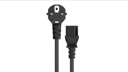 Кабель Colorway Питания 3 pin EU CEE7/7-C13 Black 1.8m Новий - Retromagaz, image 4