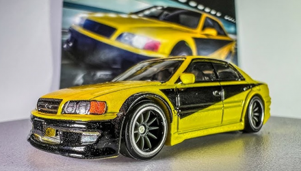 Машинка Premium Hot Wheels Toyota Chaser JZX 100 Fast & Furious 1:64 JBL89 Yellow - Retromagaz, image 1