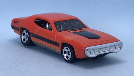 Машинка Базовая Hot Wheels '71 Plymouth GTX Muscle Mania 1:64 HKJ56 Orange - Retromagaz, image 2