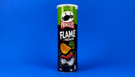 Чипсы Pringles Flame Kickin' Sour Cream 160g - Retromagaz, image 1