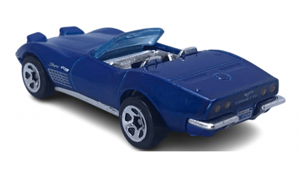 Машинка Базовая Hot Wheels '72 Stingray Convertible Roadsters 1:64 HKG60 Blue - Retromagaz, image 4