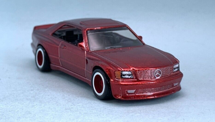 Машинка Базовая Hot Wheels '89 Mercedes-Benz 560 SEC AMG Super Treasure Hunt STH Modified 1:64 HTF33 Red - Retromagaz, image 1