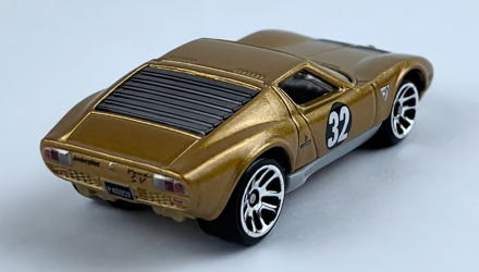 Тематична Машинка Hot Wheels 1971 Lamborghini Miura SV Vintage Racing Club 1:64 HRT81/HRV03 Gold - Retromagaz, image 3