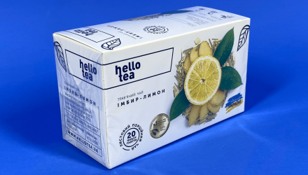 Чай Пакетированный Травяной Hello Tea Имбирь Лимон 40g - Retromagaz, image 2