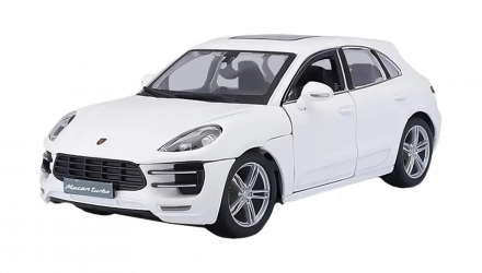 Машинка Bburago Porsche Macan 1:24 White - Retromagaz, image 1