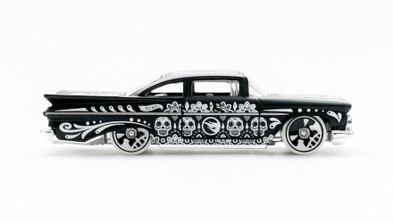 Машинка Базовая Hot Wheels '58 Impala Treasure Hunts Celebration Racers 1:64 HTB02 Black - Retromagaz, image 3