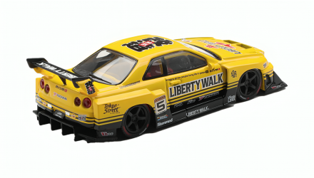 Машинка Premium MINI GT Nissan LB-ER34 Super Silhouette SKYLINE Sport 1:64 MGT01182-CH Yellow - Retromagaz, image 2