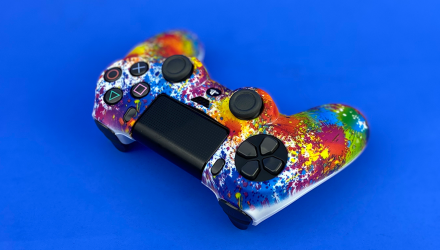 Чехол Силиконовый RMC PlayStation 4 Pop-Art Red Blue Новый - Retromagaz, image 1