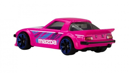 Тематическая Машинка Hot Wheels Mazda RX-7 Neon Speeders 1:64 JCB01 Pink - Retromagaz, image 3
