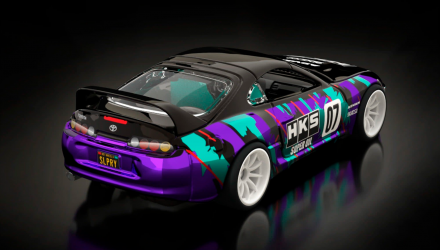 Машинка Premium Hot Wheels 1997 Toyota Supra HKS Red Line Club RLC 1:64 JCP18 Black - Retromagaz, image 2