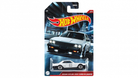 Тематична Машинка Hot Wheels Nissan Skyline 2000 Turbo RS (KDR30) Cult Racers 1:64 GRP19 White - Retromagaz, image 1