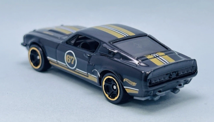Машинка Базовая Hot Wheels '68 Shelby GT500 Mustang 60th 1:64 JBB94 Black - Retromagaz, image 2