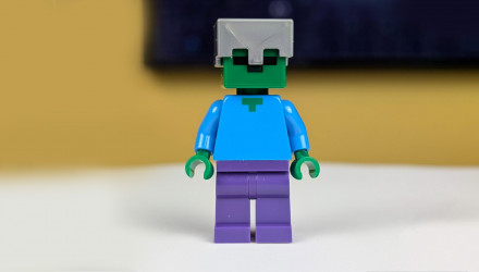 Конструктор Lego Фигурка Zombie Hunter with Zombie and TNT Launcher Paper Bag Minecraft L0002254 Новый - Retromagaz, image 2