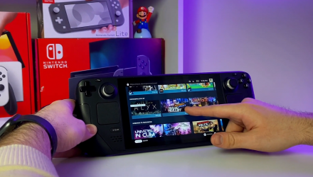Набор Консоль Valve Steam Deck 64GB Black Новый + Док-Станция Dock - Retromagaz, image 1