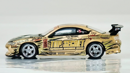 Машинка Premium MINI GT Nissan Nissan Silvia (S15) Top Secret D1GP 1:64 MGT00714-BL Gold - Retromagaz, image 3